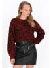myMo ROCKS Women Sweater in wine red black