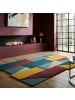 KADIMA DESIGN Wollteppich Shuffle Muster, Abstrakt, Wohnzimmer in Multicolor