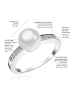 Rafaela Donata Ring Sterling Silber Zirkonia Muschelkernperle in silber