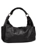Samantha Look Handtasche echt Leder in schwarz