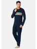 Schiesser Schlafanzug Casual Nightwear in Admiral