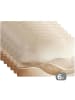 MuchoWow Platzset - Tischset (6-teilig) Beige
