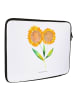 Mr. & Mrs. Panda Notebook Tasche Blume Sonnenblume ohne Spruch in Weiß
