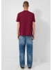 QS T-Shirt  in  39D0_bordeaux