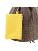 DuDu Filicudi M. Beuteltasche Leder 19 cm in taupe