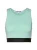 9N1M SENSE 9N1M SENSE Sense Ladies Essential Cropped Top in calmlake