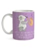 Mr. & Mrs. Panda Kaffeebecher Saxophon Liebe mit Spruch in Lavendeltraum