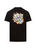 Santa Cruz T-Shirt Flaming Dice in schwarz