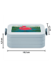 Mr. & Mrs. Panda Bento Box Flamingo Stolz Design ohne Spruch in Blau Pastell