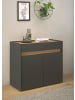Furn.Design Standcontainer grau, Eiche 80 cm, Büro Kommode mit großem Schubkasten