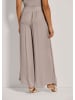 MADELEINE Sommerliche Stoffhose mit Überwurf in cappuccino