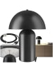 tectake Akku-Tischlampe Kade 25 x 34 cm, schwarz