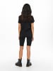 ONLY Bedrucktes T-Shirt Kurzarm Top mit Printed Schrift ONLLUCY in Schwarz-2