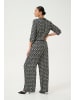 Kaffe Overall KAsanne in Black/Moonstruck Retro Print
