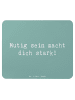 Mr. & Mrs. Panda Mauspad Spruch Angst überwinden mit Spruch in Meeresbrise