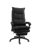 Vinsetto Bürostuhl mit Massagefunktion-70B x 62T x 120-130H cm-Schwarz