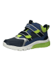 Geox Sneaker in Navy/Lime