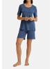 Hanro Schlafanzug Anouk in Slate blue