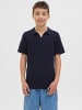 JACK & JONES Junior Gestricktes Polo in Night Sky