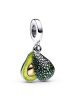 Pandora Damen-Kette mit Avocado-Anhänger Geschenk-Set 925 Silber
