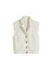 Marc O'Polo Weste relaxed in Grey Silk