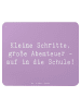 Mr. & Mrs. Panda Mauspad Spruch Schulanfang Abenteuer mit Spruch in Lavendeltraum