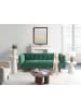 Beliani 3-Sitzer Sofa BYSKE in Grün/Braun - (W) 200 x (H) 73 x (L) 78 cm