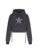 myMo ROCKS Women Hoodie in Grey Stone Wash