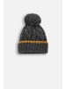 Coccodrillo Wintermütze mit Pompon in schwarzgrau