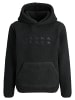 JACK & JONES Junior Hoodie 'Flare Teddy' in schwarz
