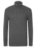 Felix Hardy Rollkragen Zopfmuster Pullover in Anthrazit