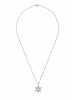 Gemshine Halskette mit Anhänger SCHNEEFLOCKE in silver coloured