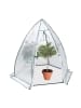 relaxdays Überwinterungszelt in Transparent - (B)180 x (H)185 x (T)160 cm