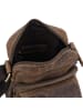 Greenburry Vintage Umhängetasche Leder 18 cm in brown