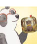 Mr. & Mrs. Panda Tischuntersetzer Bär Pommes verliebt Design ohn... in Weiß