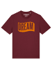 wat? Apparel T-Shirt Dream in Weinrot