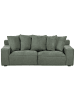 Beliani 3-Sitzer Sofa VISKAN in Grün - (W) 200 x (H) 62 x (L) 74 cm