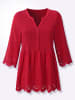 WITT WEIDEN Spitzen-Bluse in rot
