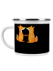 Mr. & Mrs. Panda Outdoor Tasse 50. Hochzeitstag Goldene Hochzeit... in Schwarz