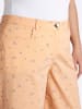 sheego Bermudas in apricot-steingrau-bedruckt