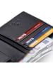 Roncato Detroit Geldbörse RFID Schutz Leder 12 cm nero