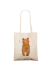 Mr. & Mrs. Panda Tasche Bär Honig ohne Spruch in Creme
