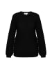 Usha Strick Pullover in Schwarz