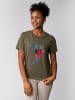 wat? Apparel T-Shirt Papagei in Khaki