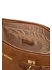 Carlo Colucci Schultertasche Fiegl in Cognac