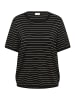 KAFFE curve Strickpullover KClizzy Regular fit in Black/FeatherGreyMel. Narrow