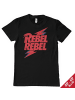 David Bowie T-Shirt "Rebel Rebel T-Shirt" in Schwarz