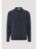 Hessnatur Hessnatur Strick Polo Regular aus reiner Bio-Merinowolle in marine