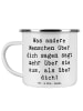 Mr. & Mrs. Panda Reisebecher Spruch Mobbing bewältigen Selbstwer... in Weiß