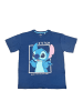 Stitch T-Shirt kurzarm in Dunkel-Blau